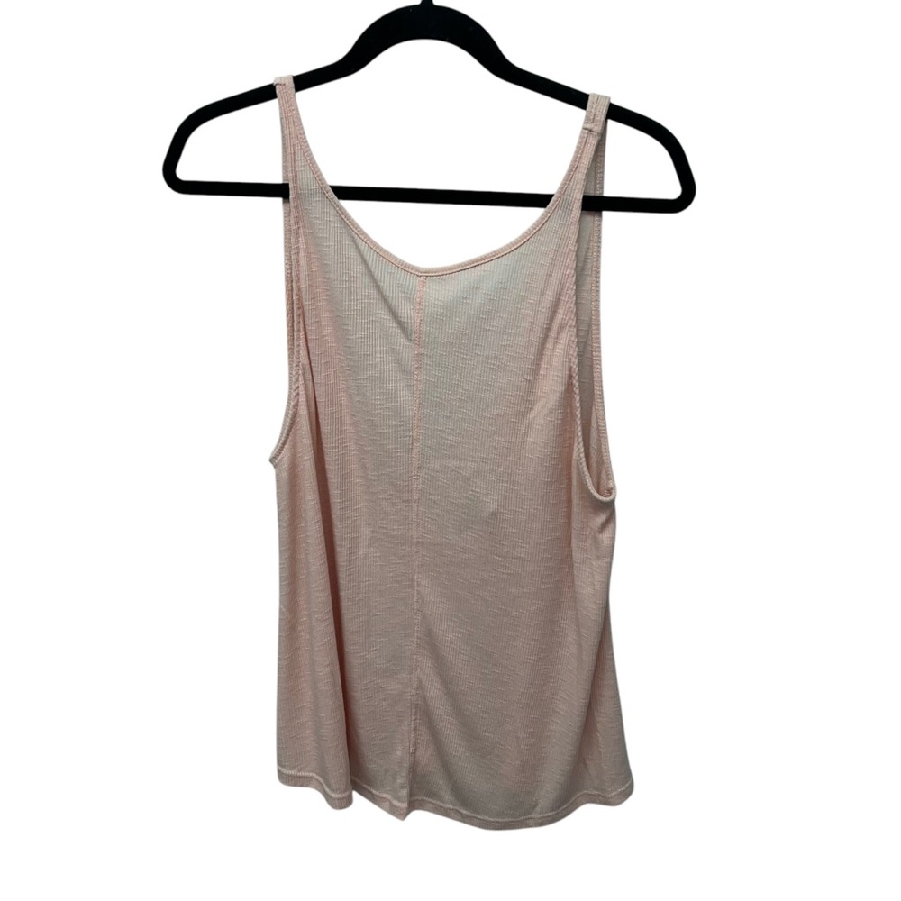 Free People Light Pink Tank Top Lightweight Flowy Made in the USA Size Medium